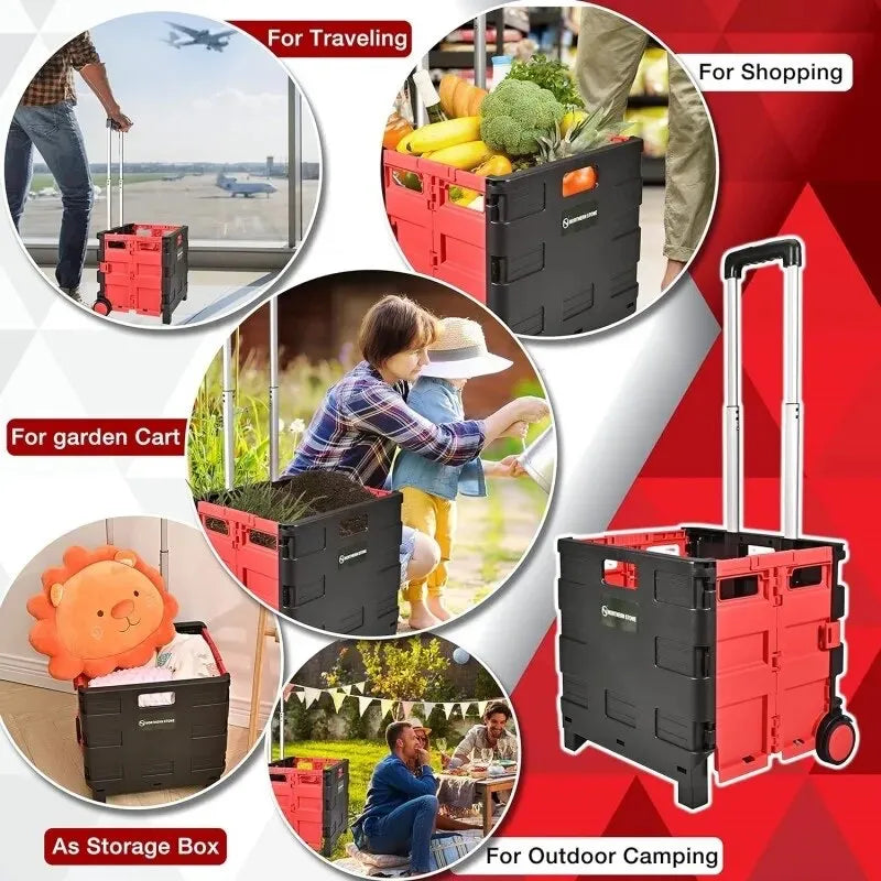 Carrito Plegable Rojo