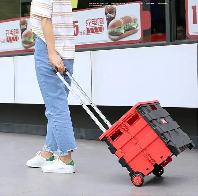 Carrito Plegable Rojo